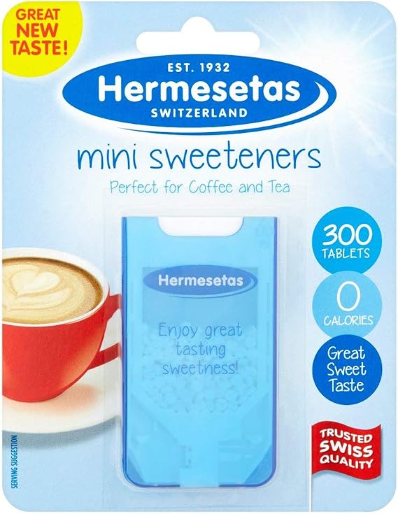 12 x Hermesetas Mini Sweeteners 300 Tablets 4.5g