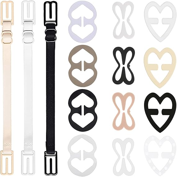 Bra Strap Clips Holders, Bra Clips to Make Racerback, Bra Strap Holders for Slipping, Bra Clips for Conceal Hide Straps - Bra Converter Cleavage