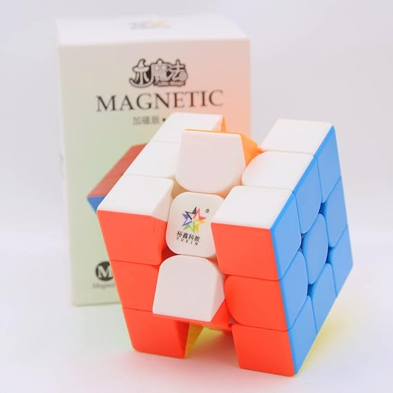 Bukefuno Yuxin Little Magic 3x3 Magnetic Magic Speed Cube YuXin Little Magic M 3x3x3 Puzzle Cubes stickerless Magic Cube