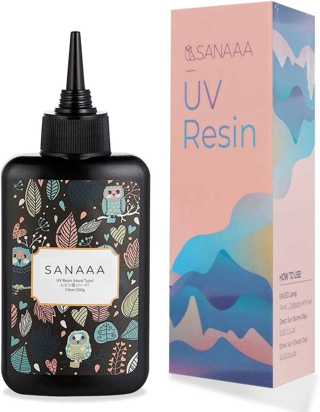 UV Resin Transparent UV Solar Curing Resin for Jewellery Making Earrings and Pendants (100g)
