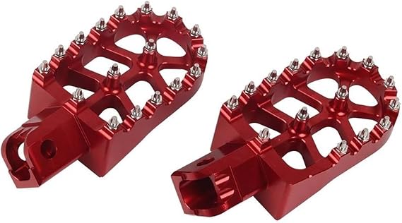 Motorbike Foot Rests for M 2 R for SDG for DHZ for SSR for KAYO Motorcycle Accessories Footpeg Footrest Motorbike Foot Pegs(Red)