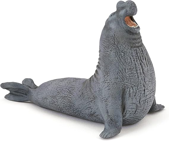 Papo - Realistic Elephant Seal Figure Toy for Kids - Ages 3+ Marine Life Collection - Educational Play Marine Mammals - Gift Idea Toy for Girls and Boys - 12 Cm X 8.5 Cm X 8.5 Cm