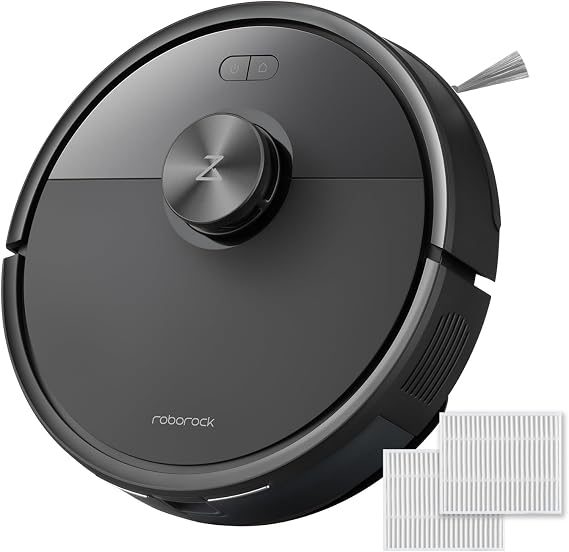roborock Q7 M5 Robot Vacuum and Mop Black 2 Pack Washable Filters
