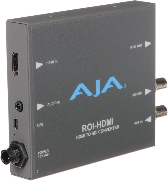 Aja HDMI to SDI with Region of Interest Scaling and HDMI Loop Through