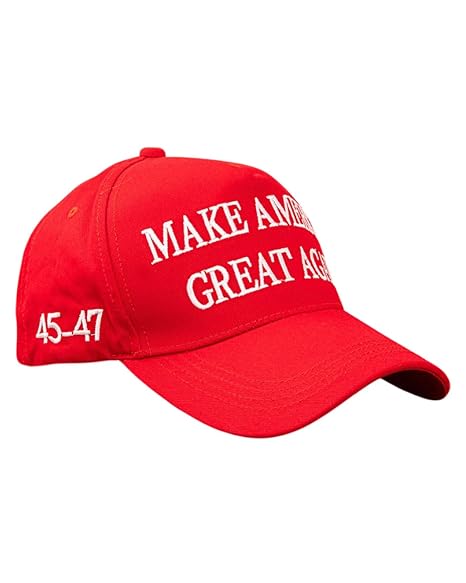Trump 2024 Hat 45-47 MAGA Hat Make America Great Again Donald Trump Embroidery USA Flag Slogan Adjustable Baseball Cap