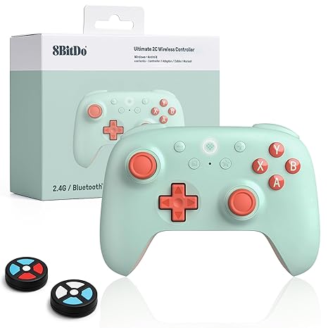 8Bitdo Ultimate 2C Wireless Controller (Mint) - 1000Hz Polling