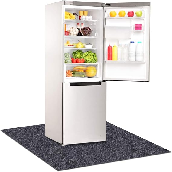 Refrigerators Mat,Multifunctional home appliance matAbsorbent/Waterproof,Protect refrigerators and floors, Under Refrigerators Mat,Non-slip Backing,Washable (36" x 36")