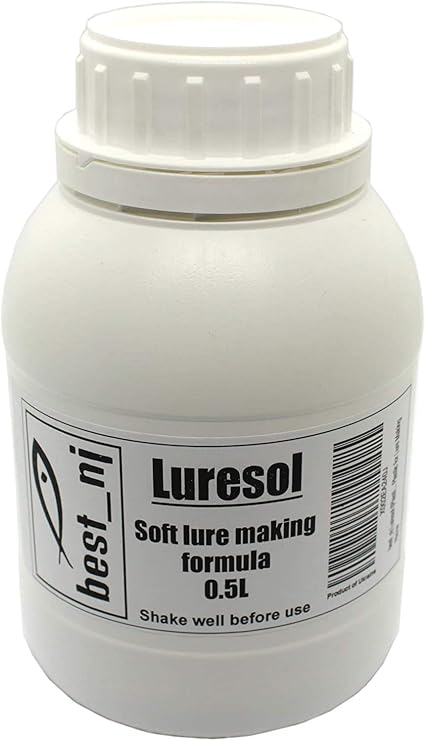 Best nj Luresol Soft Lure Making Formula, Soft Plastic for Lure Making, 560g, 16.9fl oz