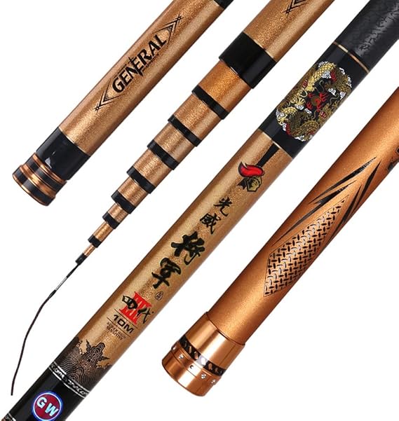 High Carbon Fishing Rod Telescopic 7M, 8M, 9M, 10M, 11M, 12M, 13M Ultra Hard Ultralight Long Sections Hand Pole
