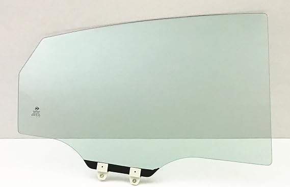 Passenger Right Side Rear Door Window Door Glass Compatible with Honda Civic 2016-2021 / Insight 2019-2022 4 Door Sedan Models