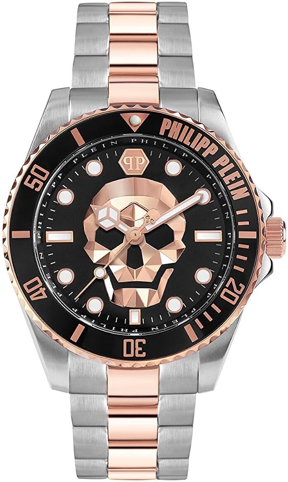 Philipp Plein The $Kull Diver Men's Analogue Quartz Watch