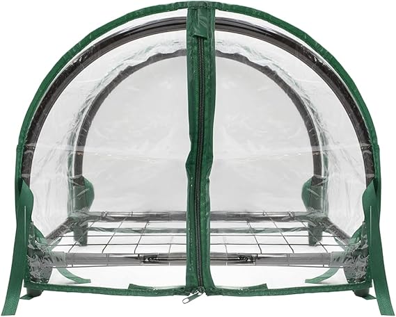 Zenport SH3270-12.5 1-Foot High Balcony Greenhouse for Protected Patio, Mini Clear