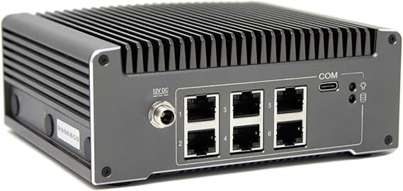 Protectli Vault V1610 (with coreboot) - 6 Port, Micro Appliance/Mini PC - Intel N6005, 6X 2.5G NICs, 16GB LPDDR RAM on-Board, 32GB eMMC on-Board
