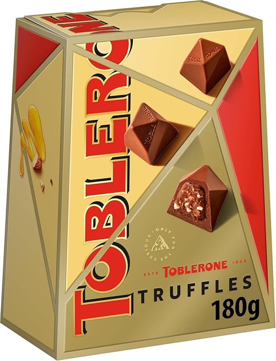 Easter & Mother's Day Chocolate Variety For Best gift (Toblerone Milk Chocolate Truffles Gift Box 180g)