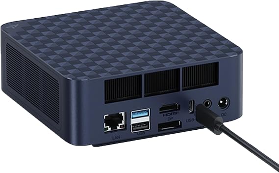 TRIGKRY Key R8 Mini PC, AMD Ryzen 7 8745HS (8C/16T, up to 4.9GHz), 32GB DDR5 5600MHz 1TB PCIE4.0 SSD, Radeon 780M Graphics Gaming PC, Triple 4K@144Hz Display, USB4, WiFi6+BT5.2+2.5G LAN Mini Computer