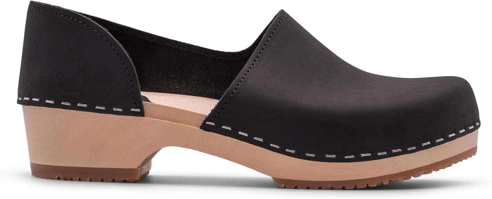Sandgrens Handmade Swedish Wood Closed-Back Clogs for Women | Brett Low