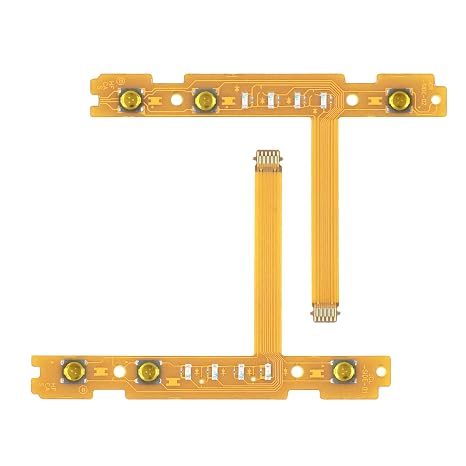 Mcbazel Replacement SL SR Left Right Sync Button Ribbon Flex Cable Set for NS Switch NS Joy-Con Controller Repair Spare Parts (NOT for Switch 2)