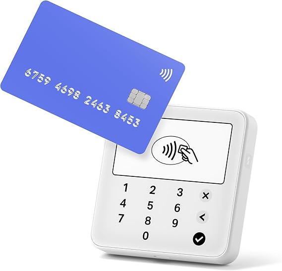 SUMUP Solo Lite Card Terminal - Mobile Card Reader for Debit Card Credit Card Apple Pay & Google Pay - Contactless Bluetooth Compact Design - No Monthly Fees Secure Payments Anywhere