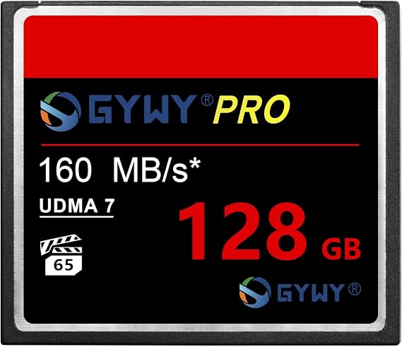 CF128GB CompactFlash Memory Card UDMA Speed Up to 160MB/s Camera Card