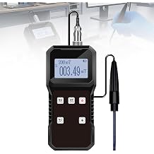 High Precision Digital Gauss Meter Tesla Meter 0.01mT Resolution, Radial Hall Sensor Magnetic Field Strength Tester for Surface Magnetism Measure, mT/Gs Switch, Peak Hold