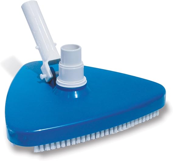 Poolmaster 18510 Triangle Vinyl Liner Swimming Pool Vacuum, Essential Collection,Neutral,Medium Blue