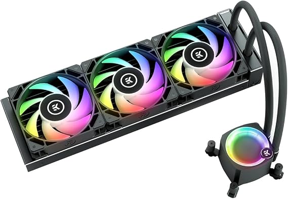 EK Water Blocks Nucleus AIO CR360 Lux D-RGB Processor Refroidisseur de Liquid Tout-en-un 12 cm Black 1 Piece(s)