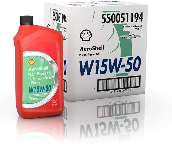 AeroShell Oil W 15W-50-550050835 - 6x1 quart case
