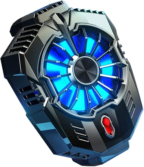 Phone Cooler Cell Phone Cooling Fan Mobile Phone Radiator Semiconductor Phone Fan for Playing Games and Watching Videos,Compatible for iPhone & Android Smartphones