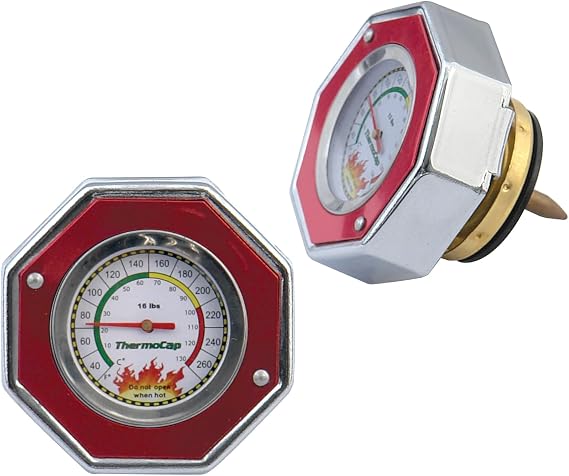 Mr. Gasket 2471R Thermocap - 16 PSI - Red