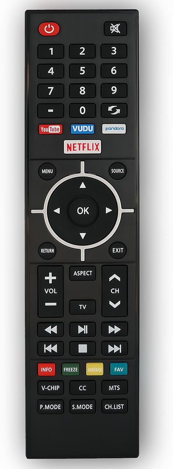Replacement Remote Control for Element TV ELSW3917BF E4SFT5017 E4STA5017 ELSJ5017