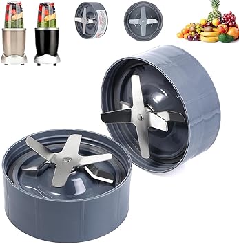 Replacement Extractor Blade For Nutribullet, QUIENKITCH Replacement Parts & Accessories Compatible with Nutribullet 600W/900W Models (2 Packs)