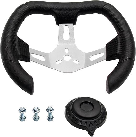 11" Racing Steering Wheel For Sport Kart Racing Go Kart Cart Dune Buggy