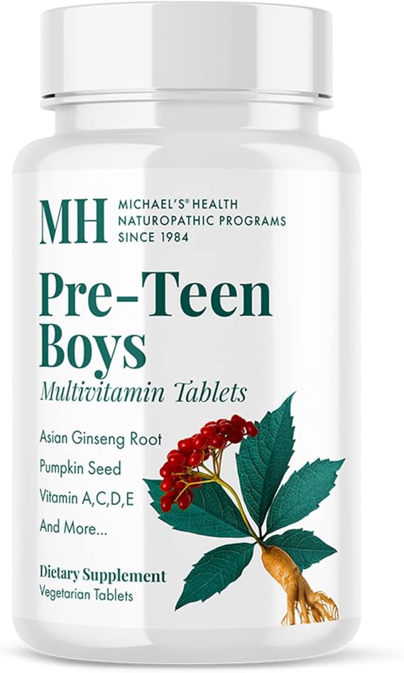 Michael's Health Naturopathic Programs Pre-Teen Boys Daily Multivitamin