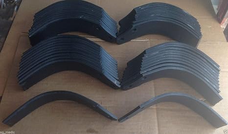 Phoenix Tiller Tine, Fits T10-58GE, Full Set of 42 Tines 21 LH and 21 RH