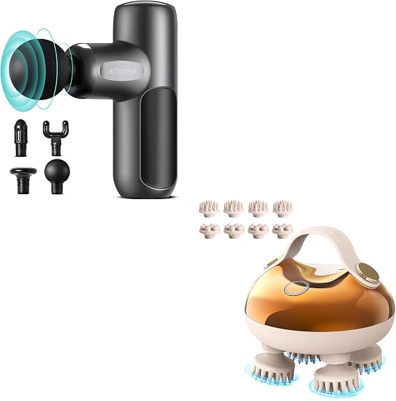 arboleaf Massage Gun and Scalp Massager Bundle