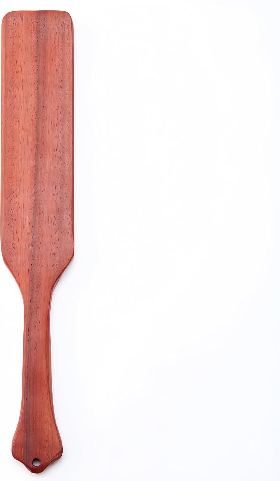 Multipurpose Wooden Paddle, Red Pear Wood Board | Solid Wood Tool With Ergonomic Handle, For Crafting, Kitchen Prep And Massage Use