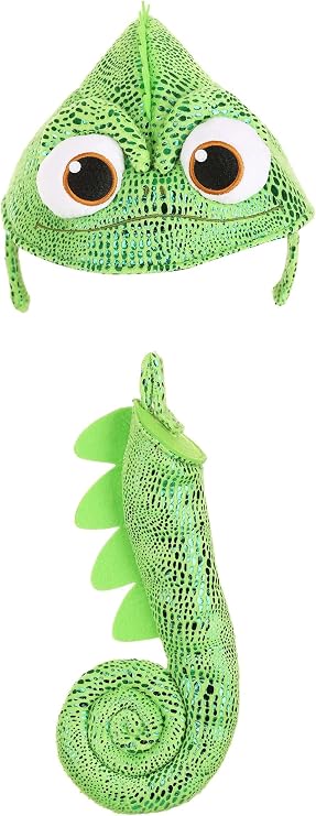 Disney Tangled Pascal Tail & Headband Kit - Plush Headband with Hook and Loop Fastener