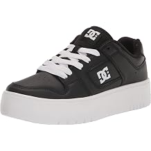 DC Shoes Women's Manteca 4 Platform, Black/White, 10 M US