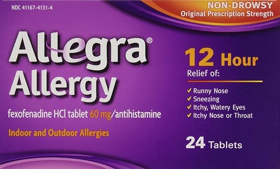 Allegra 12 Hour Caplets, 24 ct