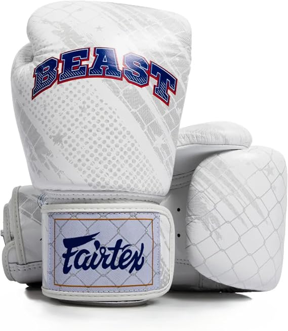 Fairtex x Beast Boxing Gloves, BGV1C-Plus Leather Muay Thai Sparring Gear