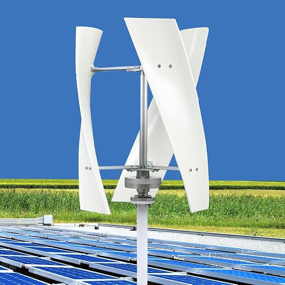 12000W Portable Vertical Wind Turbine Generator Kit with MPPT Controller - Home & Outdoor Renewable Energy Power System, 48V Helix Design for Efficient Energy Generation