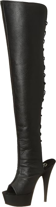 Pleaser Women's Delight-3019 Thigh-high Boots