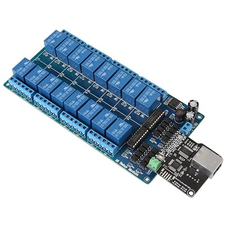 Ethernet Control Module Relay Module LAN WAN Network Web Server RJ45 Port+16Channel Relay