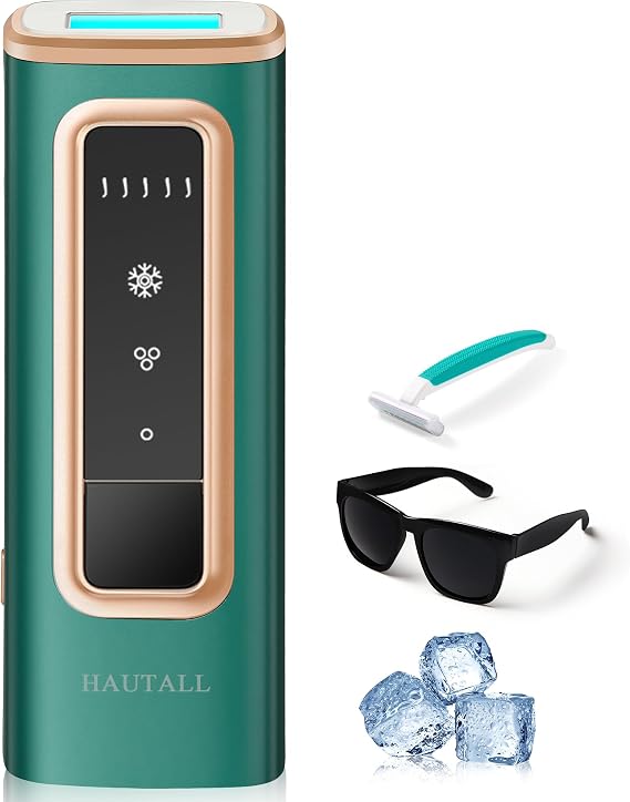 IPL Laser Hair Removal Device for Women and Men, 3-in-1 Functions HR/SC/RA, Sapphire Ice-Cooling System, Nearly Painless & Long-Lasting Result, 999,900 Flashes for Body, Face, Legs, Arms, Bikini Line