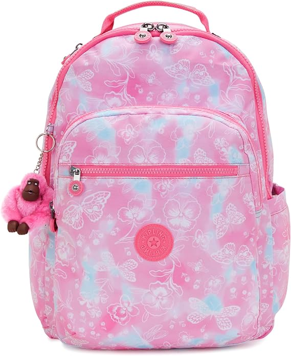 KIPLING KIPLING Unisex Seoul backpack (pack of 1), Garden Clouds, One Size, SEOUL