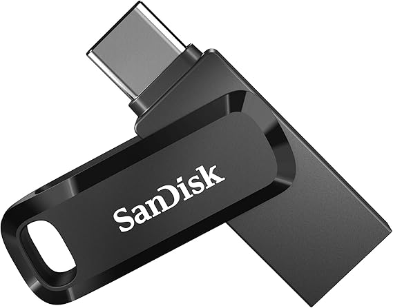 SANDISK 128GB Ultra Dual Drive Go USB Type-C Flash Drive, Black -SDDDC3-128G-GAM46