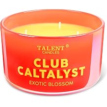 TALENT Scented Candles for Home - Enjoy Candles, Natural Soy Wax with 3 Cotton Wicks, Ideal Candles Gift for Women and Men, Exotic Blossom