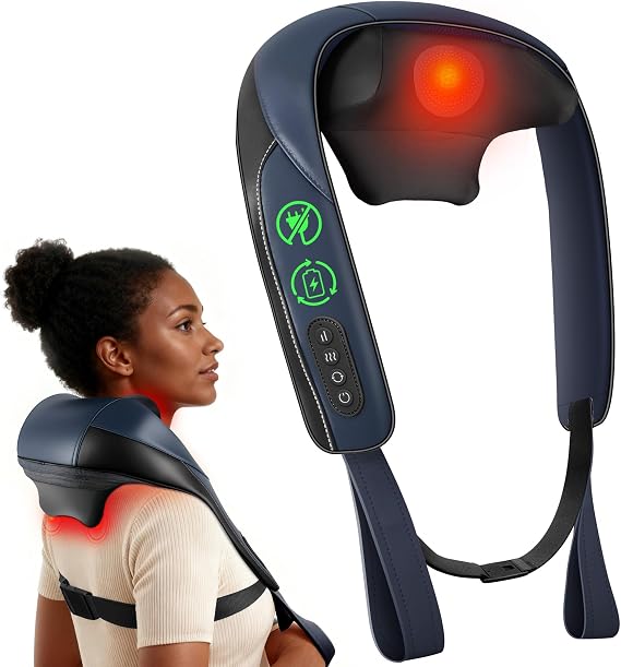 COMFIER 2026 Cordless 4D Neck & Shoulder Massager, FSA Eligible HSA