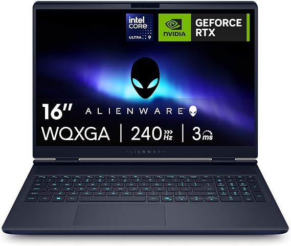 Alienware 16X Gaming Laptop, RTX5070, Intel Ultra 9 290HX, Windows 11 Home
