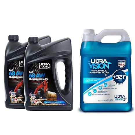 ISO 68 AW Hydraulic Fluid 2 Gal & Windshield Washer Fluid